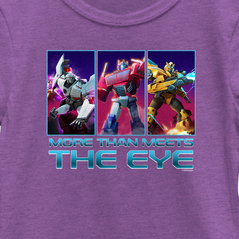 Girl's Transformers: EarthSpark Character Panels T-Shirt