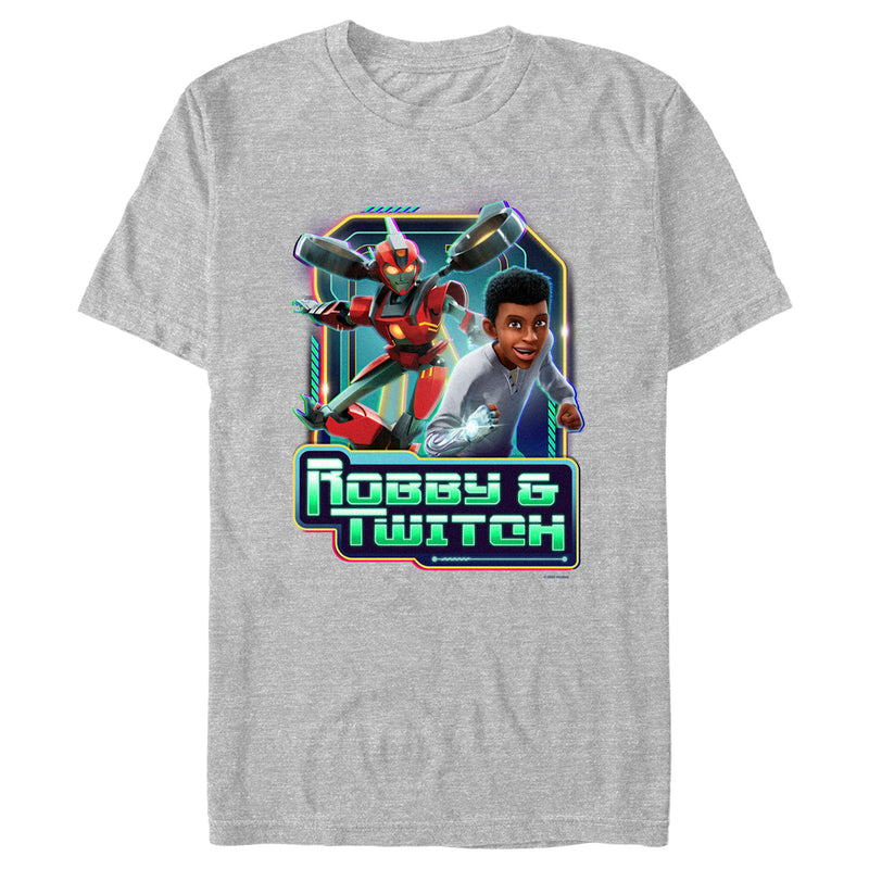 Men's Transformers: EarthSpark Robby and Twitch T-Shirt