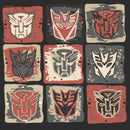 Junior's Transformers: Rise of the Beasts Face Squares T-Shirt