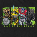 Men's Transformers: Rise of the Beasts Movie Logo Character Squares T-Shirt
