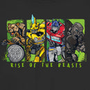 Junior's Transformers: Rise of the Beasts Movie Logo Character Squares T-Shirt