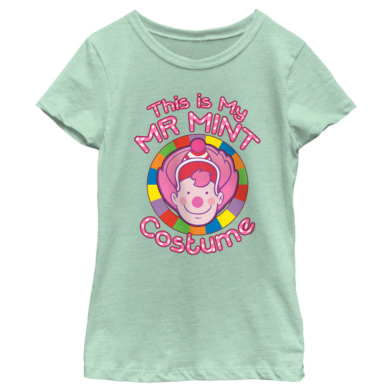 Girl's Candy Land This Is My Mr. Mint Costume T-Shirt