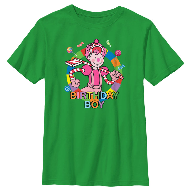 Boy's Candy Land Mr. Mint Birthday Boy T-Shirt