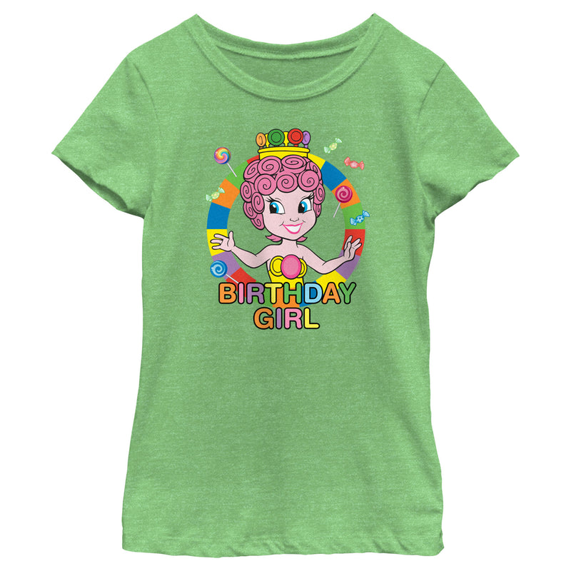 Girl's Candy Land Princess Lolly Birthday Girl T-Shirt