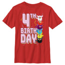 Boy's Furby Colorful Birhtday Line up T-Shirt