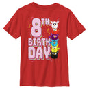 Boy's Furby Colorful Birhtday Line up T-Shirt