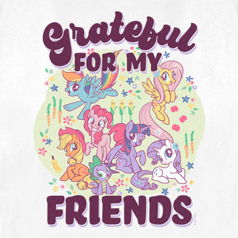 Women's My Little Pony: Friendship is Magic Grateful for my Friends T-Shirt