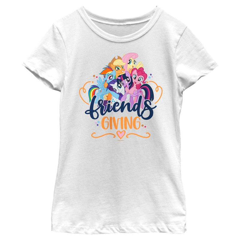 Girl's My Little Pony: Friendship is Magic Friendsgiving T-Shirt