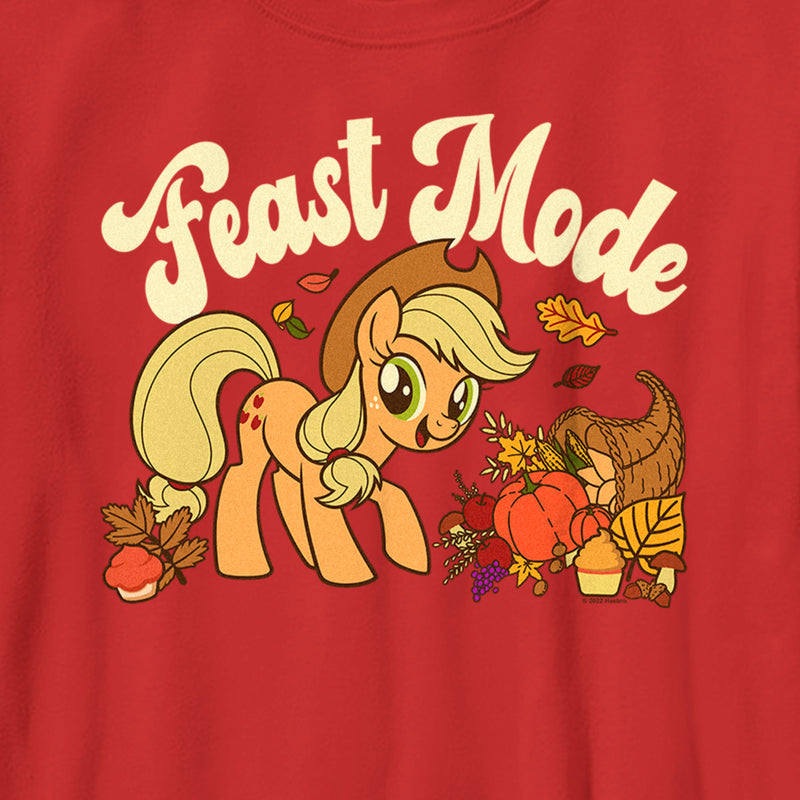 Boy's My Little Pony: Friendship is Magic Applejack Feast Mode T-Shirt