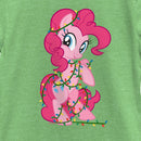 Girl's My Little Pony: Friendship is Magic Pinkie Pie Christmas Lights T-Shirt