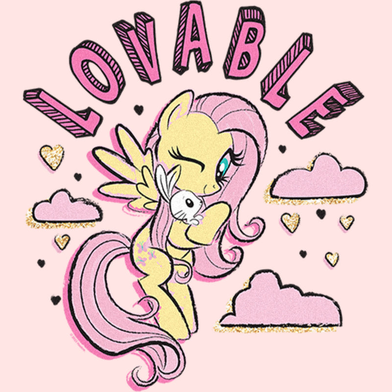 Toddler's My Little Pony: Friendship is Magic Fluttershy Lovable T-Shirt