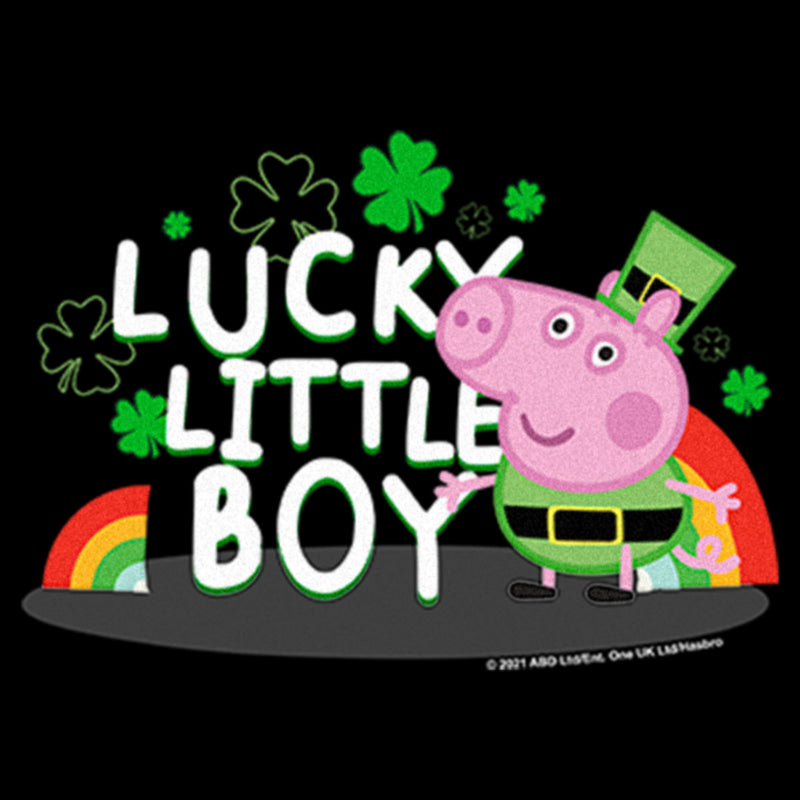 Infant's Peppa Pig St. Patrick's Day Lucky Little Boy Onesie
