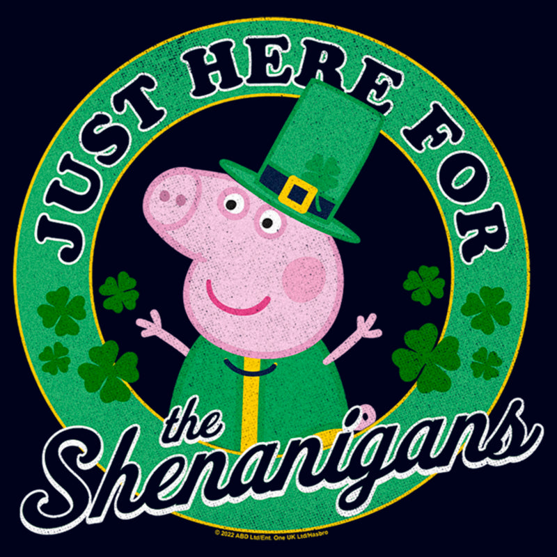 Men's Peppa Pig Just Here for the Shenanigans T-Shirt