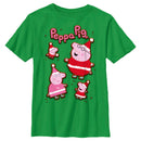 Boy's Peppa Pig Christmas Gingerbread Cookies T-Shirt