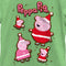 Girl's Peppa Pig Christmas Gingerbread Cookies T-Shirt