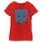Girl's Transformers Christmas Lights Autobots Logo T-Shirt