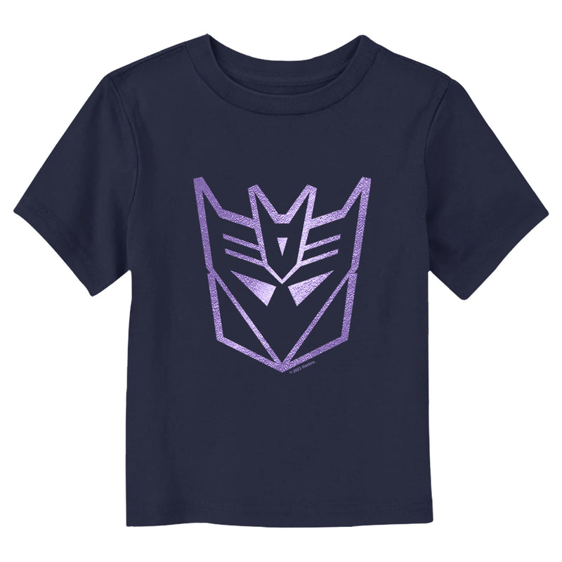 Toddler's Transformers Decepticon Purple Logo T-Shirt