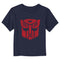 Toddler's Transformers Distressed Red Logo T-Shirt