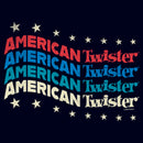 Junior's Twister American Patriotic Logo T-Shirt