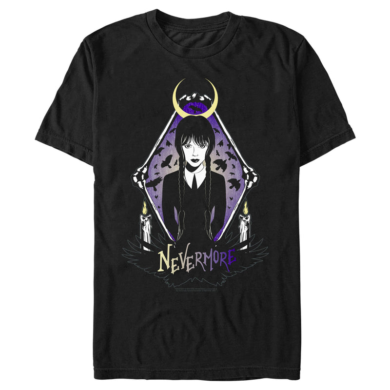 Men's Wednesday Nevermore Portrait T-Shirt