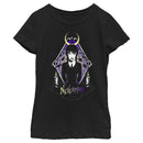 Girl's Wednesday Nevermore Portrait T-Shirt