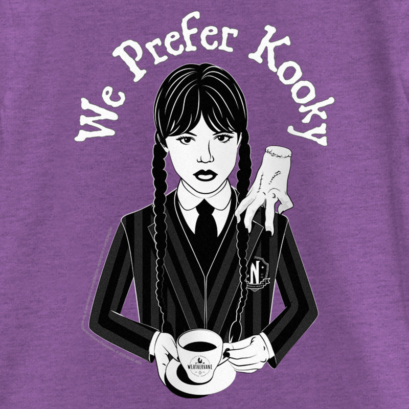 Girl's Wednesday We Prefer Kooky T-Shirt