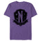 Men's Wednesday Nevermore Academy Distressed Emblem T-Shirt