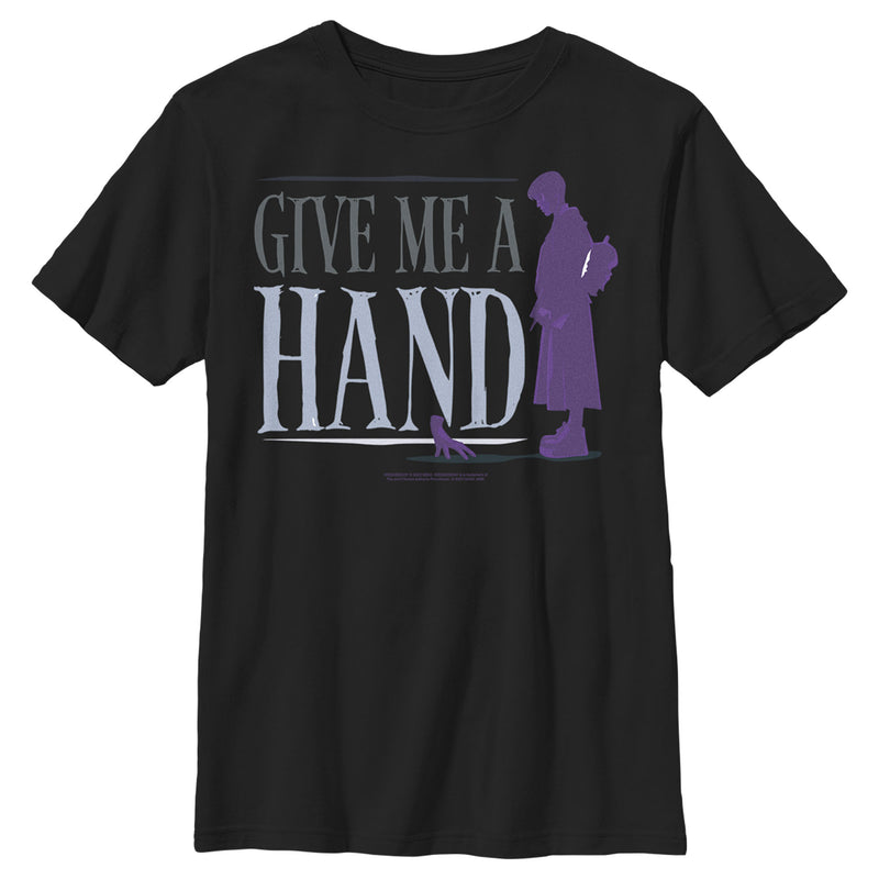 Boy's Wednesday Give Me a Hand T-Shirt