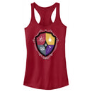 Junior's Wednesday Icons Crest Racerback Tank Top