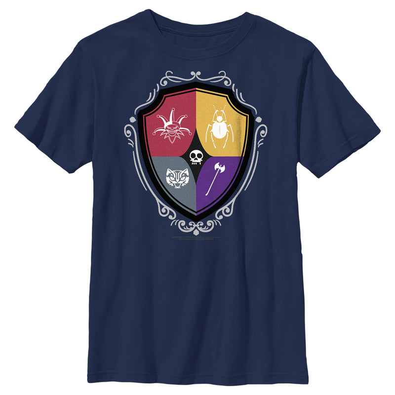 Boy's Wednesday Icons Crest T-Shirt