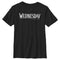 Boy's Wednesday Simple Logo T-Shirt