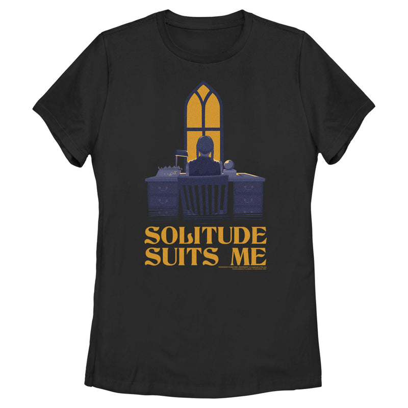 Women's Wednesday Solitude Suits Me T-Shirt