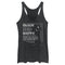 Women's Wednesday Black is My Happy Color Racerback Tank Top