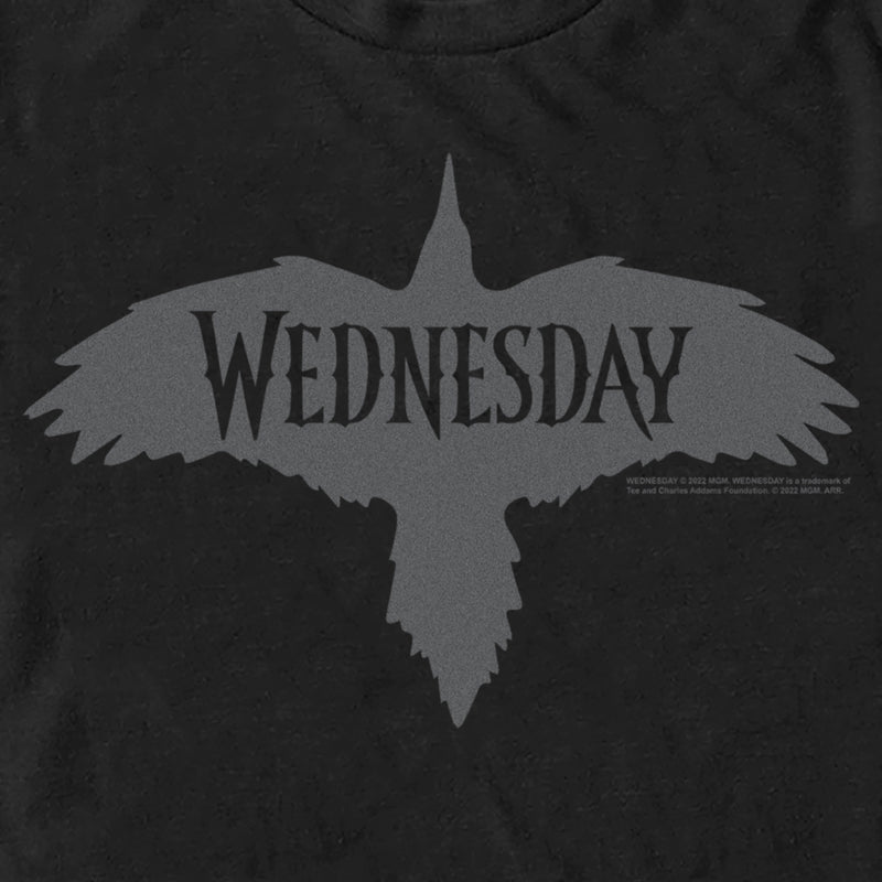 Men's Wednesday Raven Logo T-Shirt