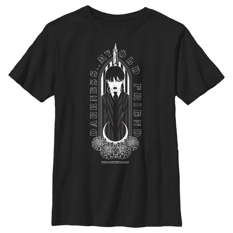 Boy's Wednesday Darkness My Old Friend T-Shirt