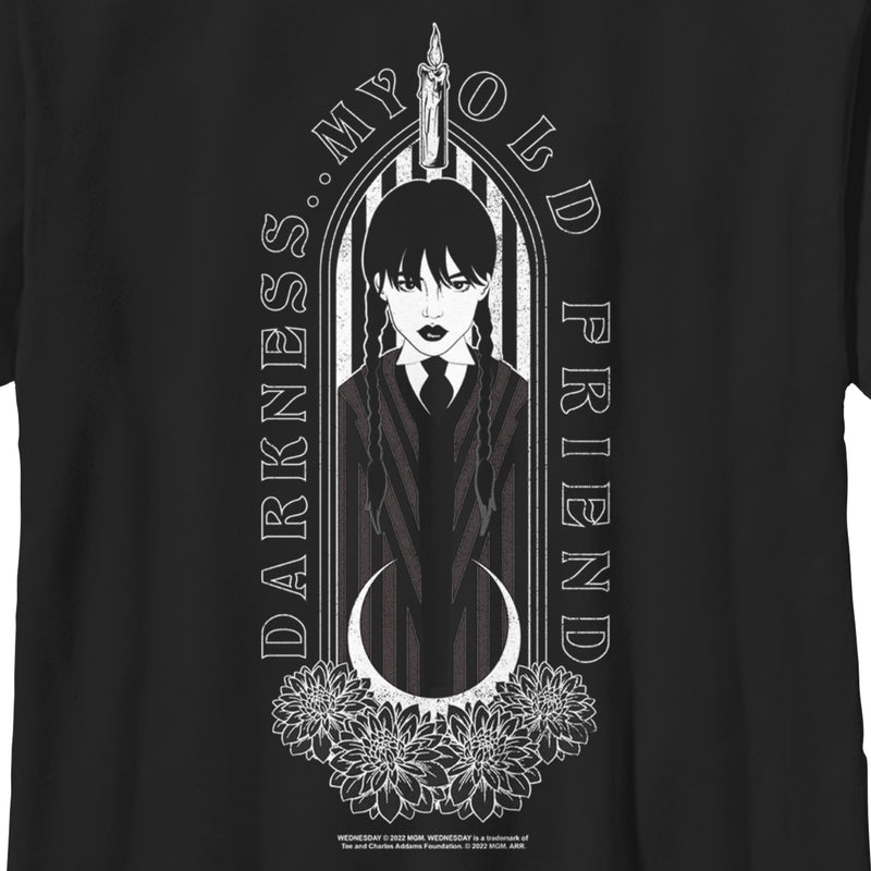 Boy's Wednesday Darkness My Old Friend T-Shirt