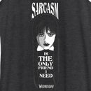 Women's Wednesday Sarcasm is the Only Friend I Need Racerback Tank Top