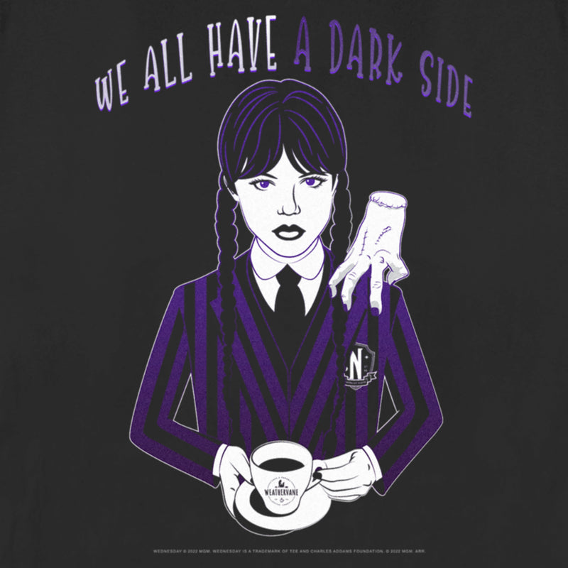 Women's Wednesday We All Have a Dark Side T-Shirt