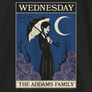 Girl's Wednesday The Addams Family Card T-Shirt