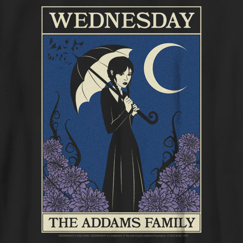 Boy's Wednesday The Addams Family Card T-Shirt