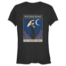 Junior's Wednesday The Addams Family Card T-Shirt