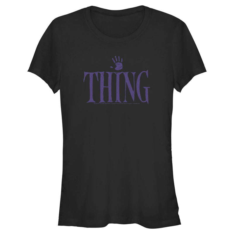 Junior's Wednesday Thing Logo T-Shirt