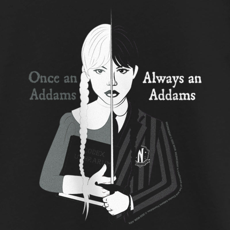 Girl's Wednesday Always an Addams T-Shirt