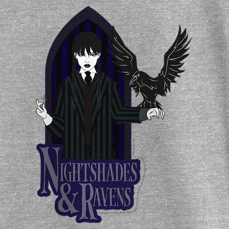 Girl's Wednesday Nightshades & Ravens T-Shirt