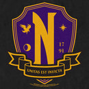 Men's Wednesday Nevermore Academy Crest T-Shirt