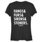 Junior's Wednesday Fangs & Furs & Sirens & Stoners T-Shirt