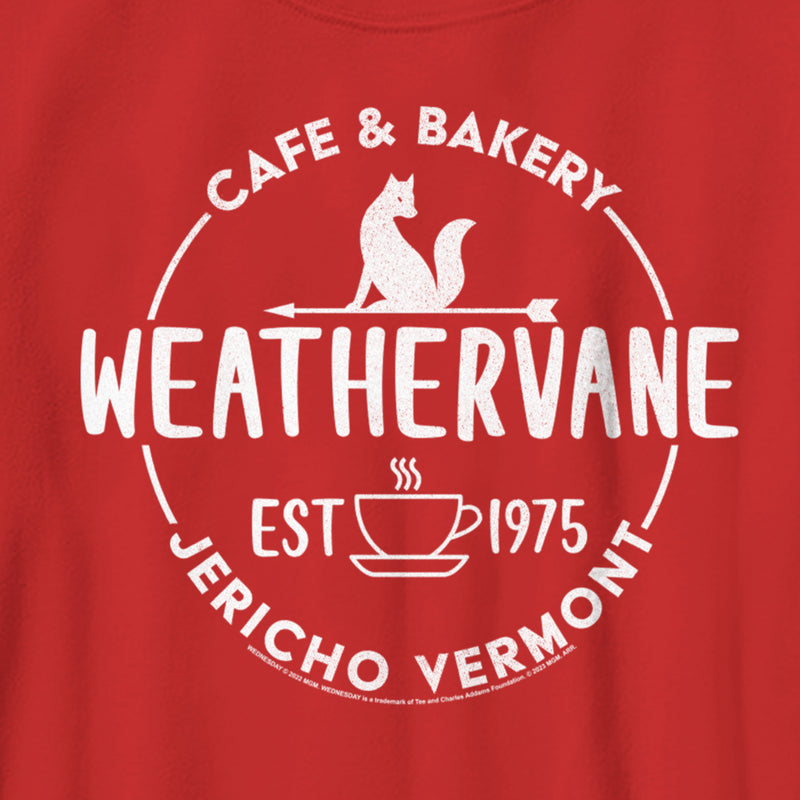 Boy's Wednesday Weathervane Cafe Logo T-Shirt