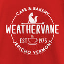 Girl's Wednesday Weathervane Cafe Logo T-Shirt