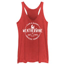 Women's Wednesday Weathervane Cafe Logo Racerback Tank Top