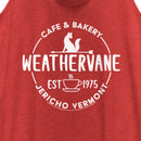 Women's Wednesday Weathervane Cafe Logo Racerback Tank Top